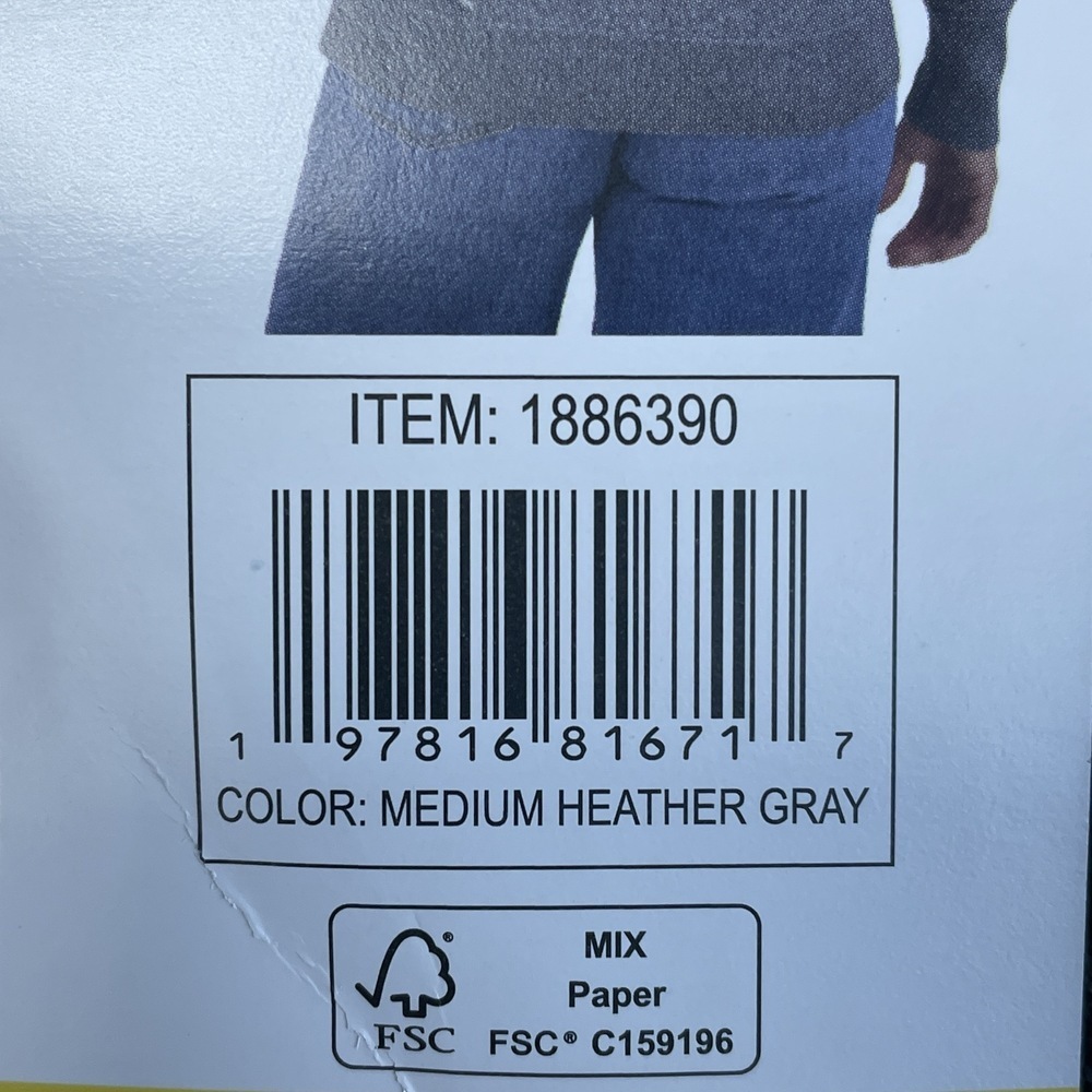 Lucky Brand Women's S Pullover Medium Heather Gray e0683 - Picture 7 of 7